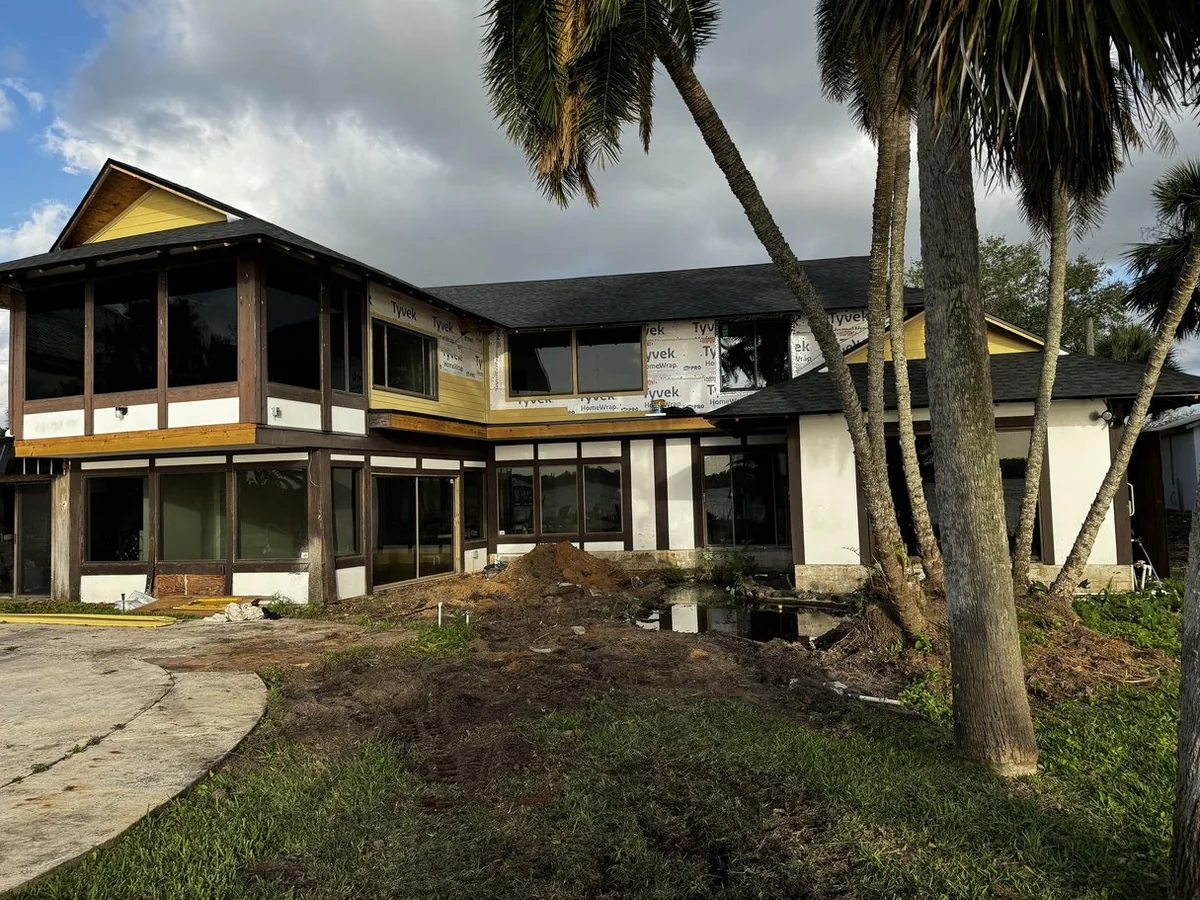 BEFORE transformation by ZLS Contractors