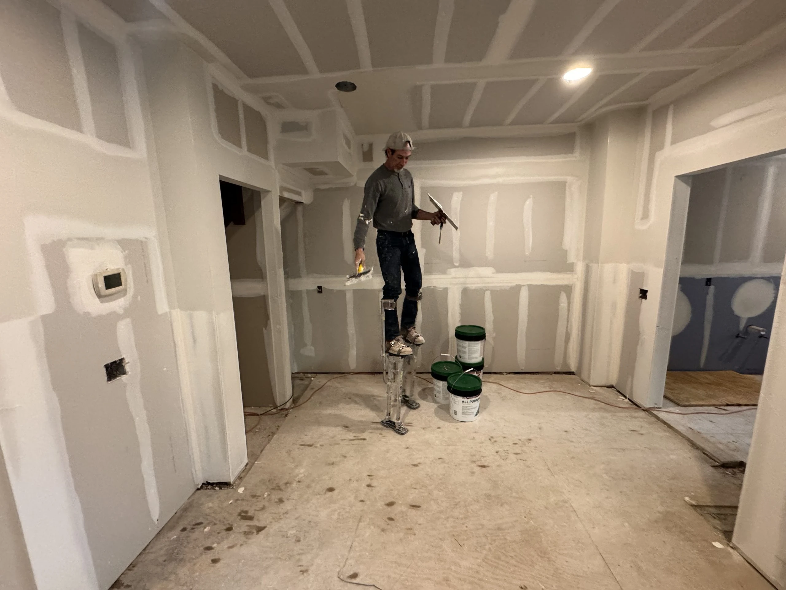 Professional restoration work in progress by ZLS Contractors